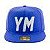 BONE ABA RETA YOUNG MONEY SNAPBACK DAD HAT YM BLUE - Imagem 3