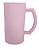 Caneca de Chopp para Sublimação de 460ml em Vidro Rosa Pastel Fosca - Nacional - Imagem 1