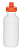 Squeeze Plástico Branco 500ml Tampa Laranja - Imagem 1