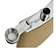 Cantil de Aço Inox com Capa em Courino Bege para Sublimação - 240ml - Imagem 6