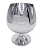 Taça de Vidro Cristal Sublimática Cromada Prata Para Conhaque 635ml (Linha Elegance) - Imagem 1