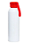 Squeeze de Alumínio para Sublimação Branco Tampa Sport Vermelha - 650ml - Imagem 1