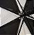 Guarda-Chuva Automático com Haste Dupla para Sublimação na Cor Branca / Preto - Tamanho 1,18mts - Imagem 3