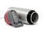 Squeeze de Alumínio Prata para Sublimação com Bico Automático Tampa Vermelha - 600ml - Imagem 3