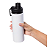 Squeeze de Alumínio Branco Tampa Emborrachada alça - 750ml - Imagem 2