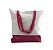 Bolsa de tecido Cordoba Com Base de Glitter - Rosa - Imagem 1