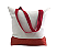 Bolsa de tecido Cordoba Com Base de Glitter - Vermelho - Imagem 1