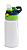 Squeeze de Alumínio Branco Infantil para Sublimação com Bico Automático Tampa Azul e Verde - 500ml - Imagem 2