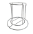 Suporte Aramado de Metal para Torre de Canecas Live - 2 uni - 180ml - Xícara - Apenas o Suporte - Imagem 2