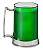 Caneca Gel Verde 450ml - Imagem 1