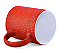 Caneca Mágica em Cerâmica para Sublimação - Vermelha Glitter Colorido (Muda de Cor) - Imagem 2