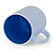 Caneca para Sublimação de Plástico Polímero Branco com Interior Azul Royal - Imagem 2