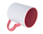 Caneca Love Branca para Sublimação com Alça e Interior Pessego - Imagem 2