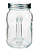 Caneca Mason Jar de Vidro Cristal - 475ml - Live - Imagem 4