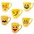 Caneca Emoji 325ml  Debochado - Unidade - Imagem 1