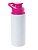 Squeeze Garrafa Com Tampa E Alça Rosa de 600ml Para Sublimação - Imagem 1
