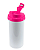 Squeeze de Plástico Branco para Sublimação com Tampa Rosa - 475ml - Imagem 2