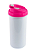 Squeeze de Plástico Branco para Sublimação com Tampa Rosa - 475ml - Imagem 1