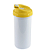 Squeeze de Plástico Branco para Sublimação com Tampa Amarela - 475ml - Imagem 1