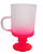 Taça de Vidro Degrade Pink Capuccino para Sublimação - 350ml - Imagem 1