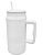 Copo Térmico para Sublimção Aço Inox Fosco com Canudo na Cor Branco - 1,5 Lts - Imagem 1