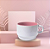 Xícara Reposição de Torre para Sublimação com Interior Colorido Rosa - 180ml - Imagem 3