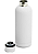 Garrafa Térmica para Sublimação com Parede Dupla Tampa Reta Branca Fosca Modelo Classic - 500ml - Imagem 2