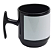 Caneca Preta com Faixa Branca Majestic - 325ml - Imagem 1