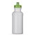 Squeeze Plástico branco 500ml Tampa bico ( silicone ) Verde - Imagem 1