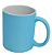 Caneca Cerâmica para Sublimação Craquelê Azul claro - 325ml - Imagem 1