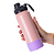 Garrafa Térmica Para Sublimação de Inox Rosa Fosca Com Base de Silicone Lilás de 500ml - Imagem 3