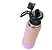Garrafa Térmica Para Sublimação de Inox Rosa Fosca Com Base de Silicone Lilás de 500ml - Imagem 4