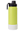Garrafa Térmica Para Sublimação de Inox Verde Fosca Com Base de Silicone Branca de 500ml - Imagem 1