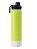 Garrafa Térmica Para Sublimação de Inox Verde Fosca Com Base de Silicone Branca de 750ml - Imagem 1