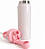 Garrafa Térmica para Sublimação Tampa 2 bicos Cantil Rosa - 650ml - Imagem 2