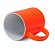 Caneca para Sublimação de Cerâmica Neon Fosca Laranja - Imagem 2