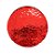 OBM - Aplique de Lantejoulas Redondo Vermelho e Branco - 19cm - Imagem 2