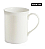 Caneca de Porcelana Branca Borda Curva para Sublimação Branca Apolo - 295ml - Imagem 1