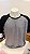 Camiseta 100%  Poliester Raglan Mescla Com Preto - Imagem 2