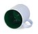 Caneca Polimero Branco Interno Verde Escuro - Imagem 2