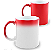 Caneca Mágica em Cerâmica para Sublimação - Vermelha Colorido (Muda de Cor) - Imagem 1