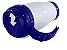 Copo Térmico de Plástico para Sublimação com Tampa Bico, Alça e Fundo Azul Royal - 475ml - Imagem 2