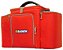 Bolsa Térmica Fitness Grande com acessórios - vermelha com cinza - Imagem 3