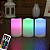 KIT DE 3 VELAS LED MULTICOLORIDA COM CONTROLE REMOTO - Imagem 2