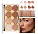 PALETA DE CONTORNO  - COMPACT POWDER 3D CONTOUR PALETTE - 8 CORES - MISS RÔSE - Imagem 2