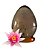 Yoni egg quartzo fumê 4.5 cm ( Nacional) - Imagem 1