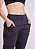 Calça Jogger Justa Quadrados Preta Upcycling - Imagem 5