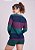Camiseta Manga Longa Faixas Vinho/Verde/Roxo  Upcycling - Imagem 2