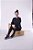 Moletom Quadrado Preto Gola Careca Upcycling - Imagem 4