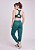 Top Com Bojo e Fecho Verde Esmeralda Upcycling - Imagem 3